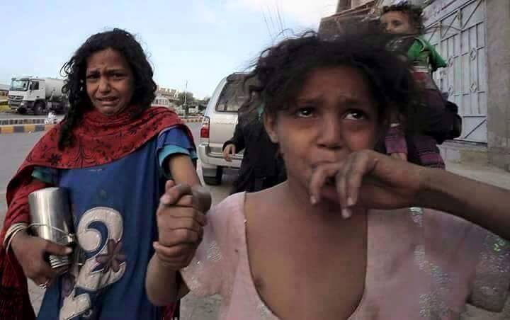 أطفال شردتهم الحرب في مدينة عدن