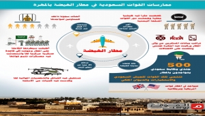 ممارسات القوات السعودية في مطار الغيضة بالمهرة