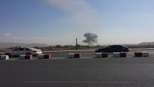 طيران التحالف يكثف غاراته على مواقع متفرقة في العاصمة صنعاء (صور +تفاصيل)