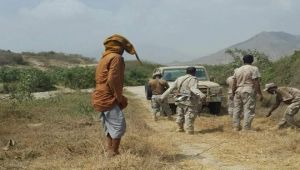 سخرية واسعة من الحوثيين وهم ينزعون الالغام في الحدود