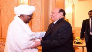 هادي يشيد بمواقف السودان الداعمة لليمن في مختلف المراحل والظروف