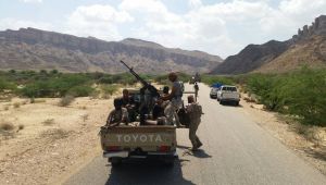 تعرض معسكر للحزام الأمني في أبين لقصف بقذائف الهاون