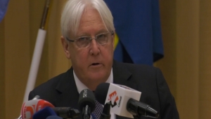 غريفيث يدعو إلى إنهاء الحرب في اليمن.. ويحذر من انجرارها لتشمل دول المنطقة