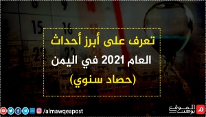 تعرف على أبرز أحداث العام 2021 في اليمن (حصاد سنوي)