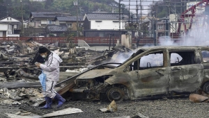ارتفاع حصيلة ضحايا زلازل اليابان إلى 62 قتيلا