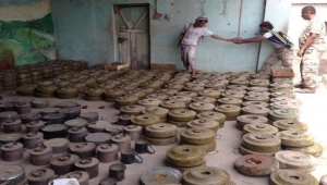 أبين.. إتلاف 2439 مادة غير منفجرة من مخلفات الحرب