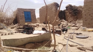 إصابة 4 أطفال جراء حريق في مخيم للنازحين بمأرب