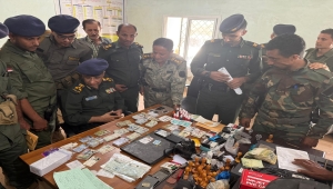 شرطة تعز تضبط محل تزوير تحت غطاء “دعاية وإعلان”