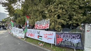 جنيف.. ناشطون مؤيدون لفلسطين يطالبون بحماية دولية لأسطول الصمود