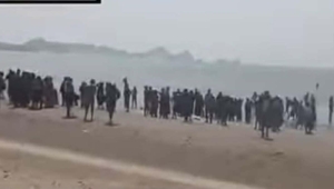العمالقة تعلن إحباط تهريب أكثر من 200 مهاجرا أفريقيا في سواحل لحج