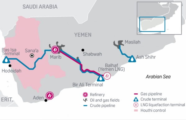 تقرير أمريكي: إنتاج النفط والغاز في اليمن على مفترق طرق مرهون بالسلام (ترجمة خاصة)