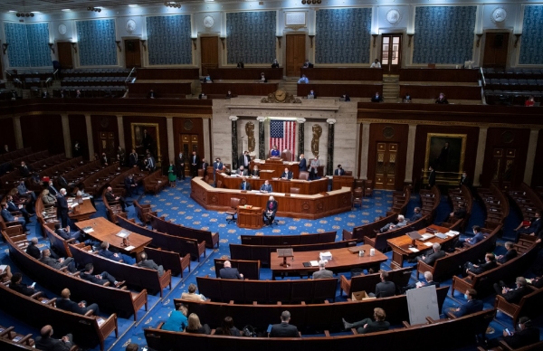 مجلس النواب الامريكي يصوت بالاغلبية على مشروع قانون طارئ لتجنب الاغلاق الحكومي