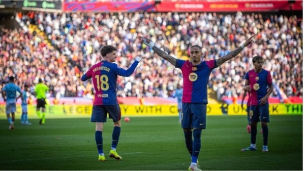 برشلونة يتجاوز ضيفه سيلتا فيغو بصعوبة