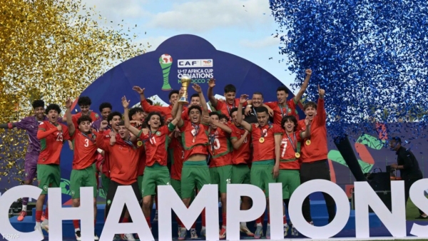 منتخب المغرب بطل أفريقيا للناشئين لأول مرة في تأريخه