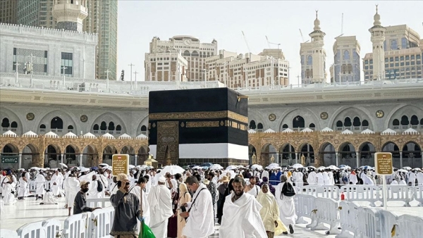 توافد ضيوف الرحمن للمشاعر المقدسة استعدادا لبدء مناسك الحج