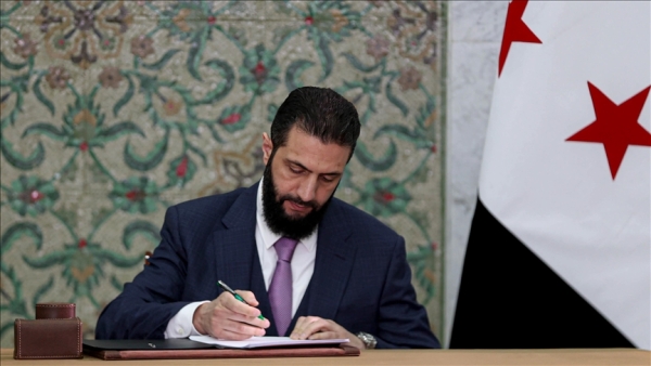 الشرع يصادق على النظام الانتخابي المؤقت لمجلس الشعب