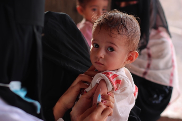 الأمم المتحدة: منع الحوثيين حملات التطعيم تسبب بعودة تفشي مرض شلل الأطفال بمناطق سيطرتهم