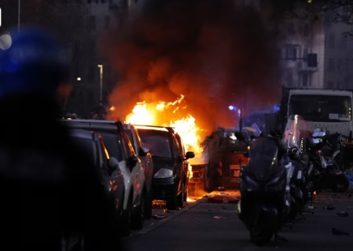 اشتباكات بين الجماهير قبل لقاء جنوة وإنتر بالدوري