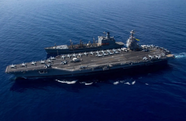 أكبر حاملة طائرات أميركية تلقت أوامر بالإبحار إلى الشرق الأوسط