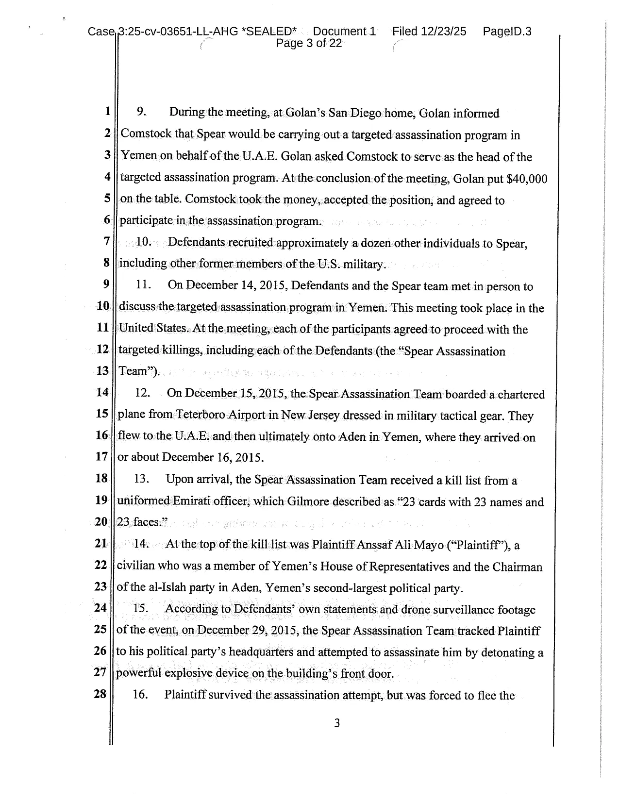 الموقع بوست يحصل على وثائق الدعوى القضائية المرفوعة ضد الإمارات في أمريكا ومرتزقتها في اليمن