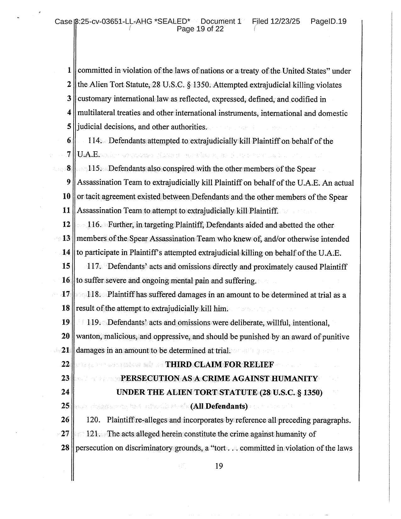 الموقع بوست يحصل على وثائق الدعوى القضائية المرفوعة ضد الإمارات في أمريكا ومرتزقتها في اليمن