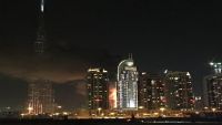 دبي: حريق في أحد الفنادق القريبة من برج خليفة