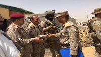 الفريق علي محسن الأحمر في مأرب برفقة قائد العمليات الخاصة لقوات التحالف (صور)