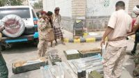 قوات الأمن في عدن تضبط معملين لصناعة المتفجرات