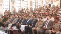 الوفد الحكومي الزائر لمحافظة مارب يلتقي قيادة مقاومة صنعاء