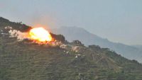 طيران التحالف يقصف منطقة مران معقل الحوثيين بصعدة بسبع غارات