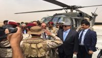 الرئيس هادي ونائبه يغادران مأرب بعد زيارة قصيرة استمرت عدة ساعات