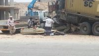 مقتل 7 جنود وضابط بحادث مروري مروع بمدينة المكلا عاصمة حضرموت