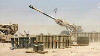 مدفعية الجيش الوطني تدمر معملا لصناعة المتفجرات في مدينة حرض بحجة