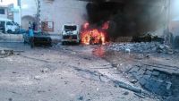 عدن .. سيارة مفخخة تستهدف موقعاً عسكرياً للحزام الأمني في المنصورة
