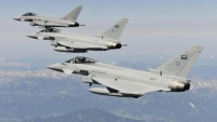 طائرات التحالف تقصف مواقع للحوثيين في كُشر بحجة