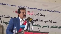 محافظ الجوف يتهم الإصلاح بالتمرد على الشرعية ويعد بتحرير المحافظة من الحوثيين