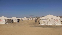 وحدة النازحين تتهم الحوثيين باستهداف مخيمات بحجة