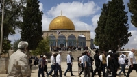 مستوطنون يقتحمون باحات الأقصى بحراسة شرطة الاحتلال