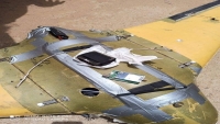 قوات العمالقة تُسقط طائرة مسيرة للحوثيين في جبهة بيحان بمحافظة شبوة