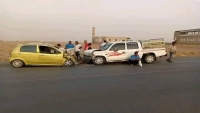 وفاة إمرأة نتيجة تصادم سيارتين في محافظة الحديدة