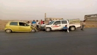 وفاة إمرأة نتيجة تصادم سيارتين في محافظة الحديدة