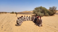 قيادات عسكرية في التحالف تلتقي قادة عسكريين في صحراء شبوة