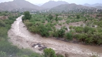 وفاة مواطن وأضرار كبيرة جراء سيول الأمطار في لحج