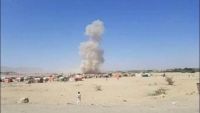جماعة الحوثي تستهدف مخيما للنازحين في مأرب بصواريخ الكاتيوشا