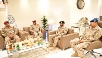 الداعري يبحث مع قيادة التحالف العربي أوجه التعاون المشترك لدعم للجيش الوطني