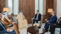 الأسد يلتقي وزير خارجية البحرين في دمشق لبحث تحضيرات القمة العربية