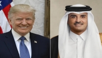 أمير قطر والرئيس الأمريكي يناقشان خفض التصعيد بالمنطقة